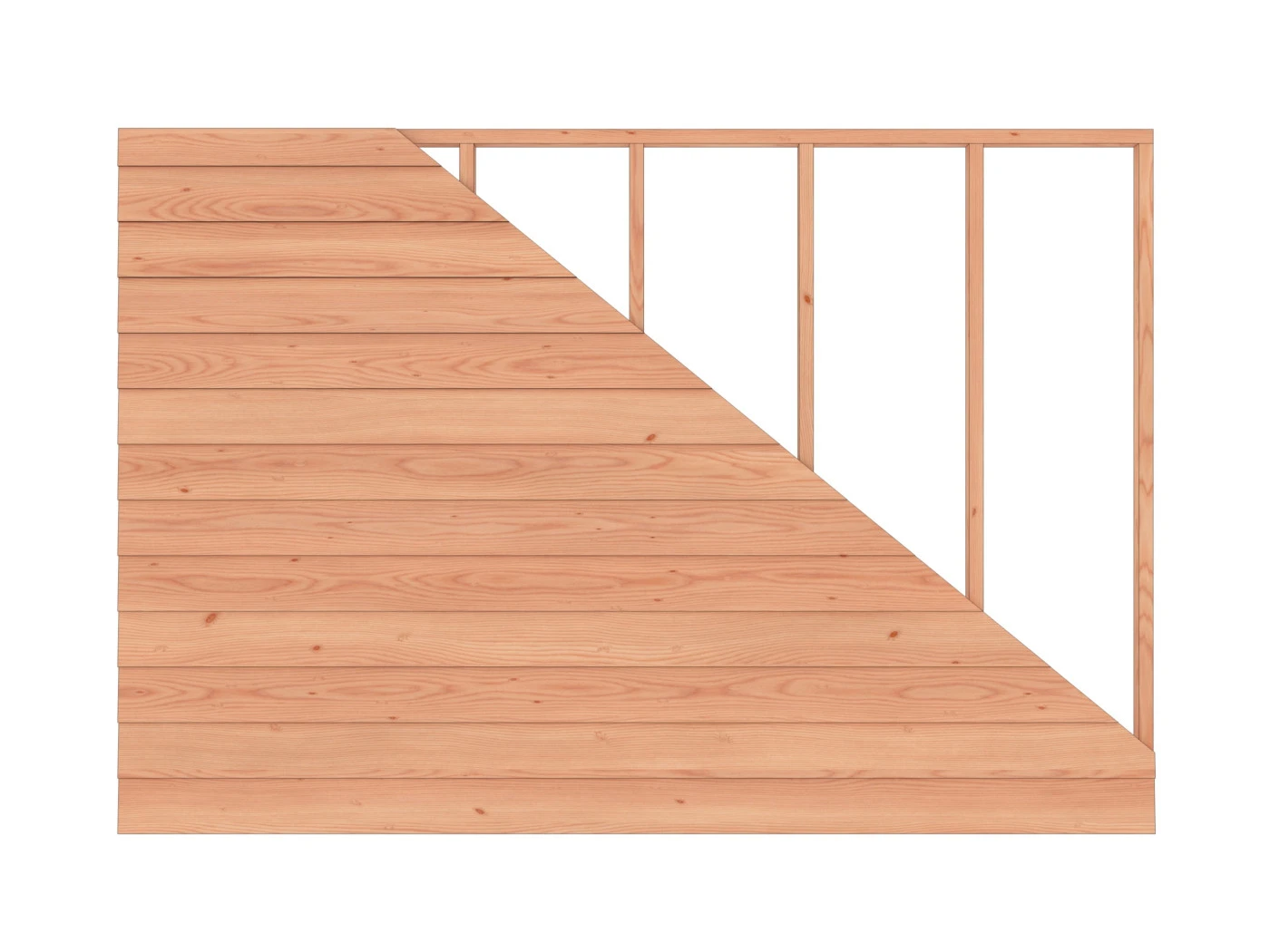 Douglas Zweeds Rabat  2.8 x 19.5 cm - Lengte 300 cm - Afbeelding 1